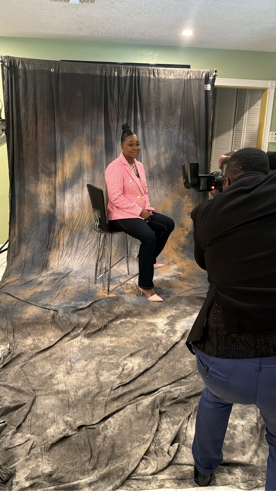 On set